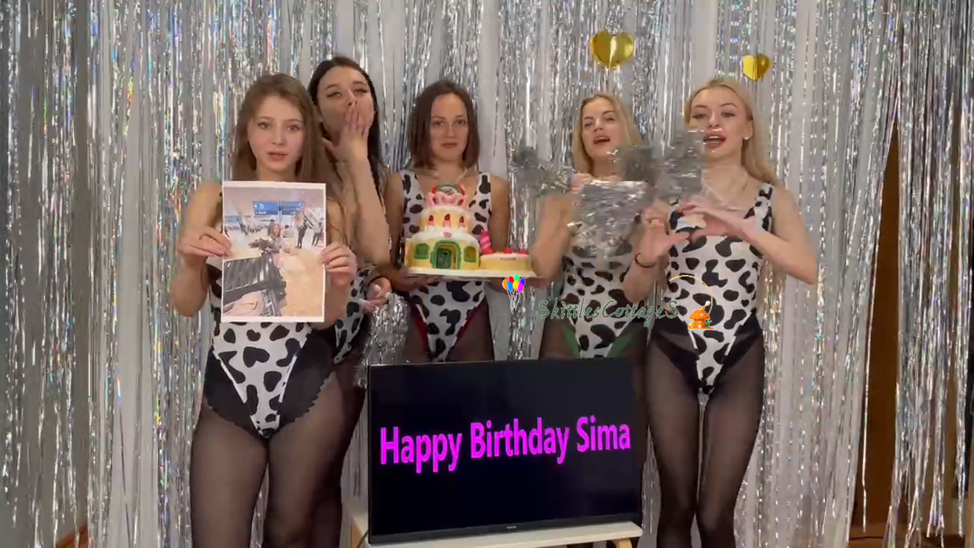 Greetings Video from Ukraine - Leopard Divas - Skittles Cottage