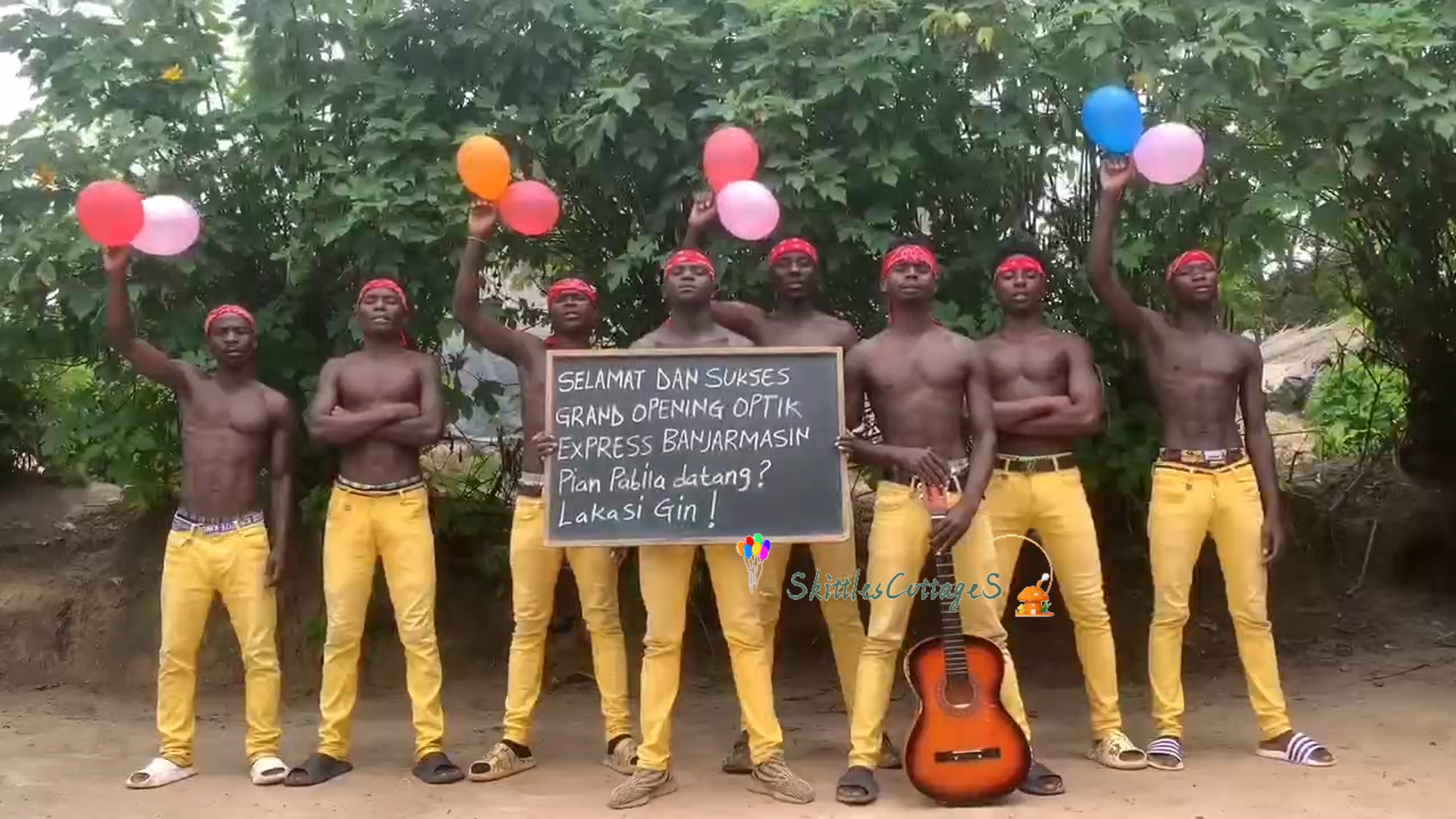 Greetings Video from Africa - Rhythm Blessings - Skittles Cottage