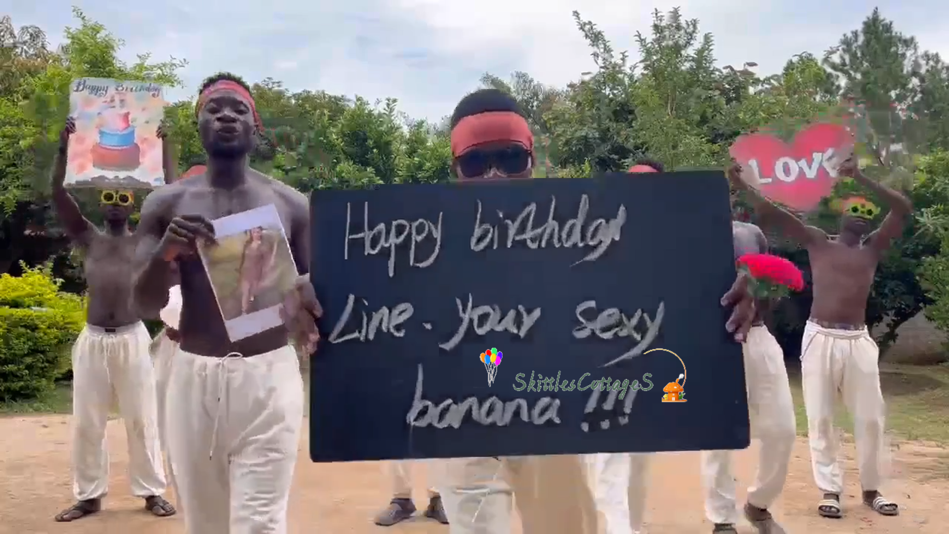 Greetings Video from Africa - Mango Boy - Skittles Cottage