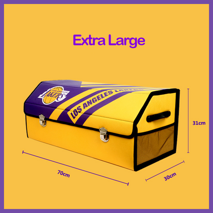 Lakers, the Black Mamba Forever Car Trunk Leather Storage Box