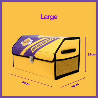 Boîte de rangement en cuir de coffre de voiture personnalisée