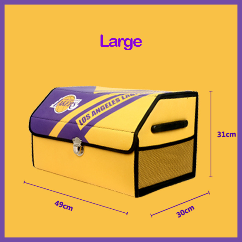 Lakers, the Black Mamba Forever Car Trunk Leather Storage Box
