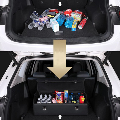 Customized Car Trunk Leather Storage Box - Skittles Cottage