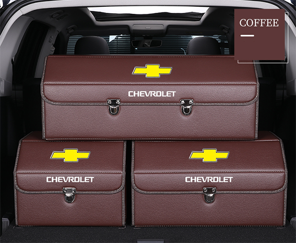 Customized Car Trunk Leather Storage Box - Skittles Cottage