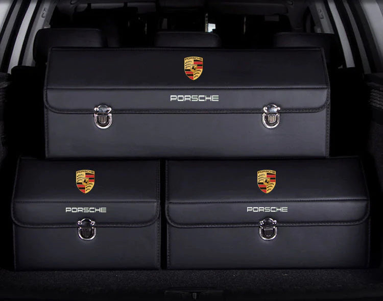 Customized Car Trunk Leather Storage Box - Skittles Cottage