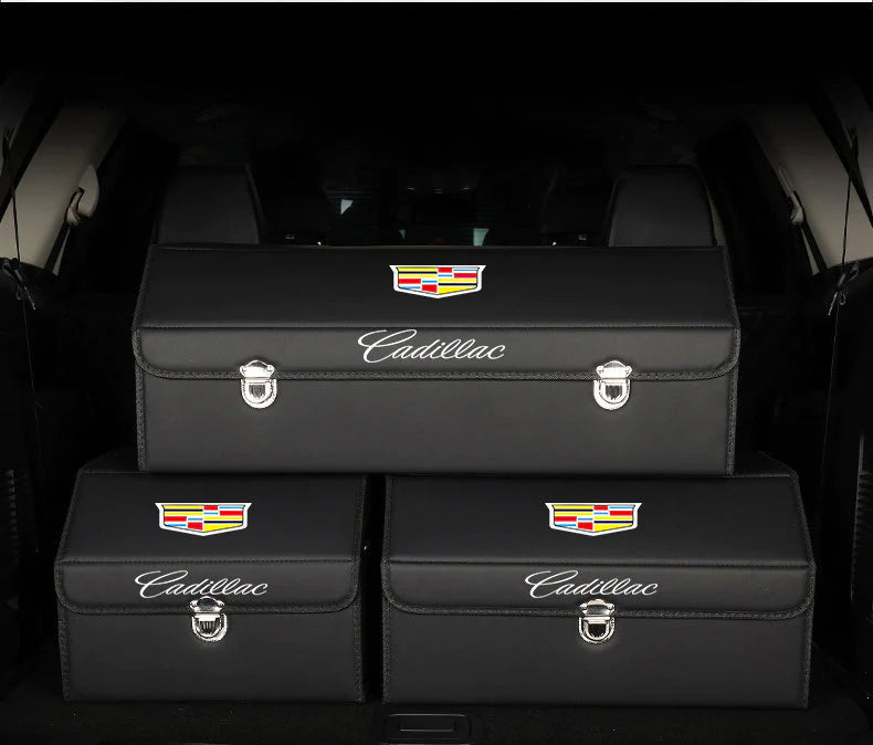 Customized Car Trunk Leather Storage Box - Skittles Cottage