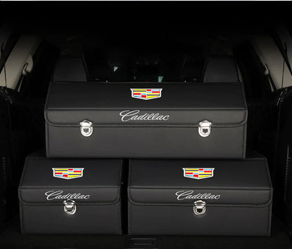 Customized Car Trunk Leather Storage Box - Skittles Cottage