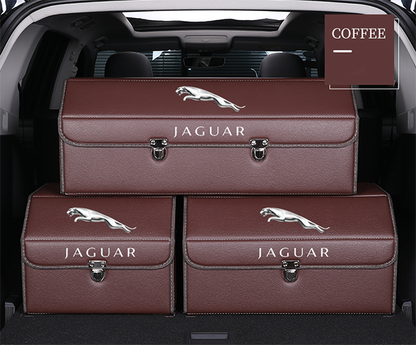 Customized Car Trunk Leather Storage Box - Skittles Cottage