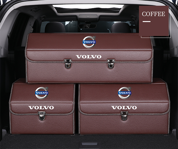 Customized Car Trunk Leather Storage Box - Skittles Cottage