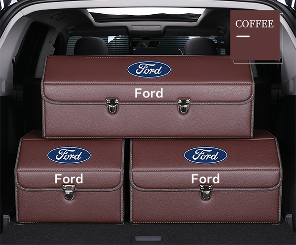 Customized Car Trunk Leather Storage Box - Skittles Cottage