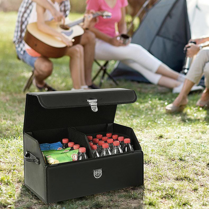 Customized Car Trunk Leather Storage Box - Skittles Cottage