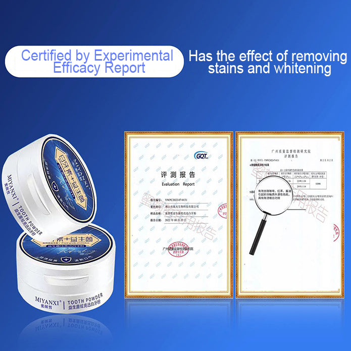 MIYANXI White Teeth Element + Probiotisches White Teeth Powder 