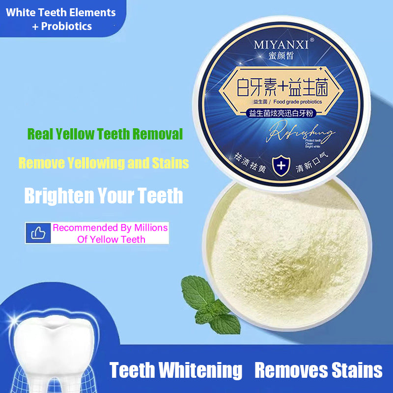 Élément de dents blanches MIYANXI + Poudre de dents blanches probiotiques 