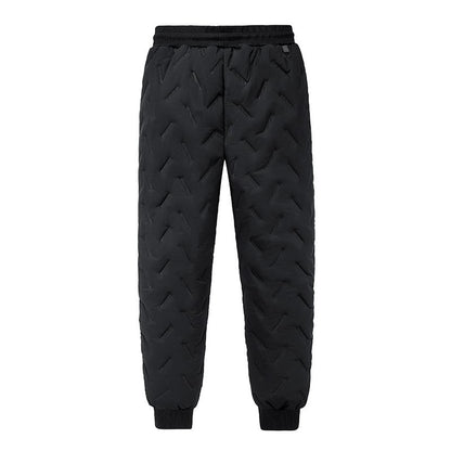 Pantalon de jogging unisexe doublé polaire en laine d'agneau