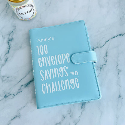 Custom 100 Envelope Challenge Binder - Organize Your Journey