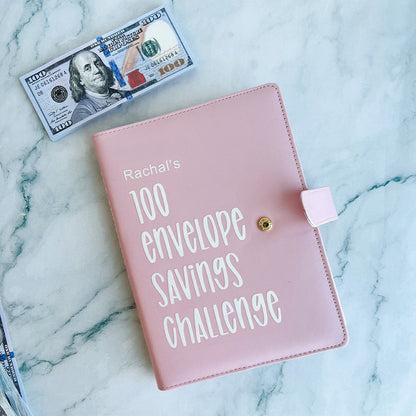 Custom 100 Envelope Challenge Binder - Organize Your Journey