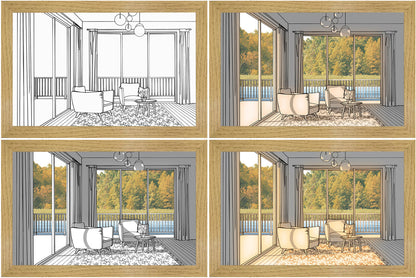 Sunshine Frame - A Frame that Illuminates Your Art - Skittles Cottage