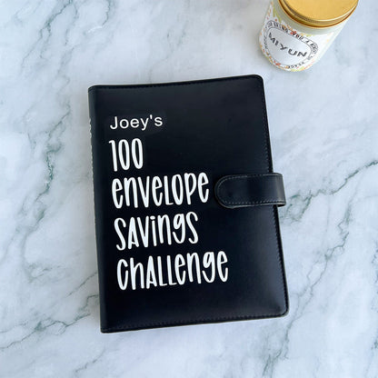 Custom 100 Envelope Challenge Binder - Organize Your Journey